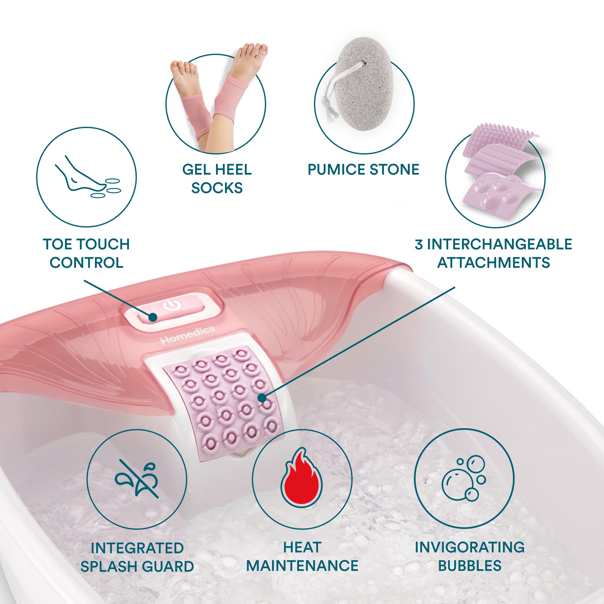 Bubble Bliss Deluxe Foot Spa Gift Set