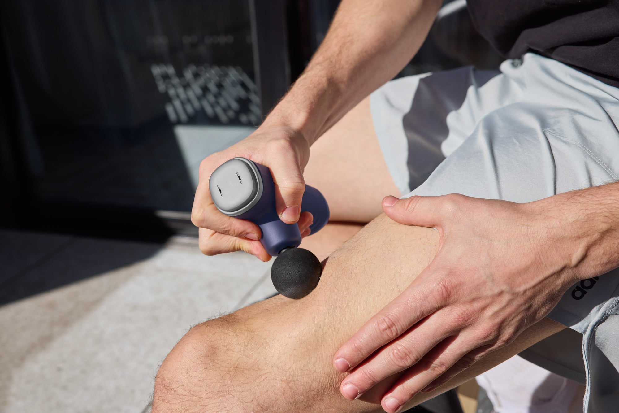 Essential Relief Percussion Massage Gun - Blue